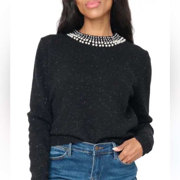 Karl Lagerfeld Pearl Sweater - Picture 3 of 16